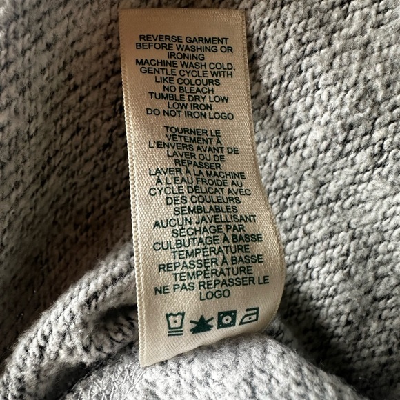 Women’s Roots Salt & Pepper Grey Crewneck Small - Picture 7 of 9